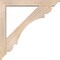 Ekena Millwork Olympic Traditional Smooth Bracket w/ Offset Brace, Douglas Fir, 5 1/2"W x 36"D x 36"H BKT0604X36X36OLY01SDF - alternate 2